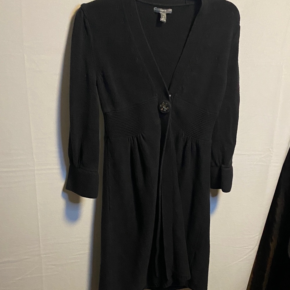 Apt. 9 Black Long Sleeve sweater